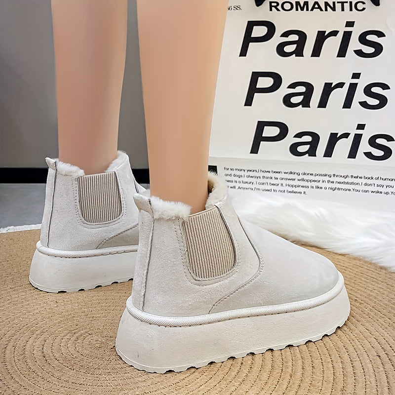 Bottines Chelsea Plateforme Femme, 4 Coloris, vue 3
