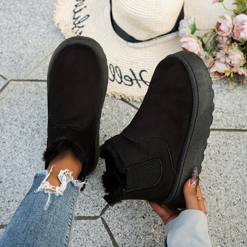 Bottines Chelsea Femme, Sans Lacet, 5 Coloris – coloris noir