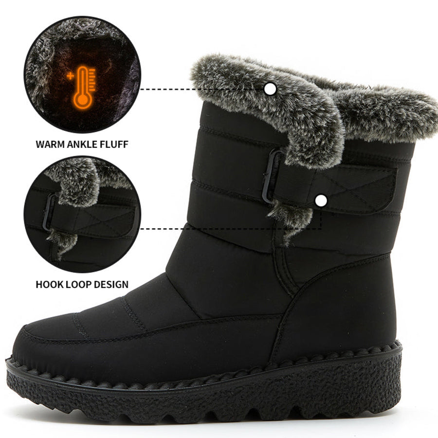 Bottes Larges Femme à Scratch, 4 Coloris