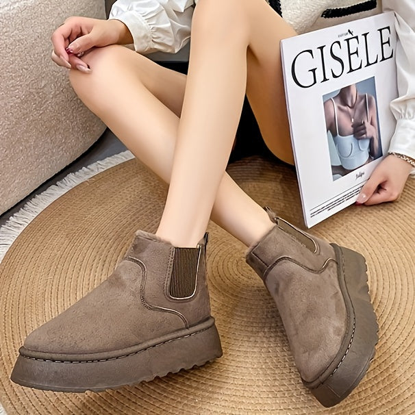 Bottines Chelsea Plateforme Femme, 4 Coloris, vue 12
