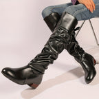 Bottes Cuissardes Femme, Talon Bas, vue 5