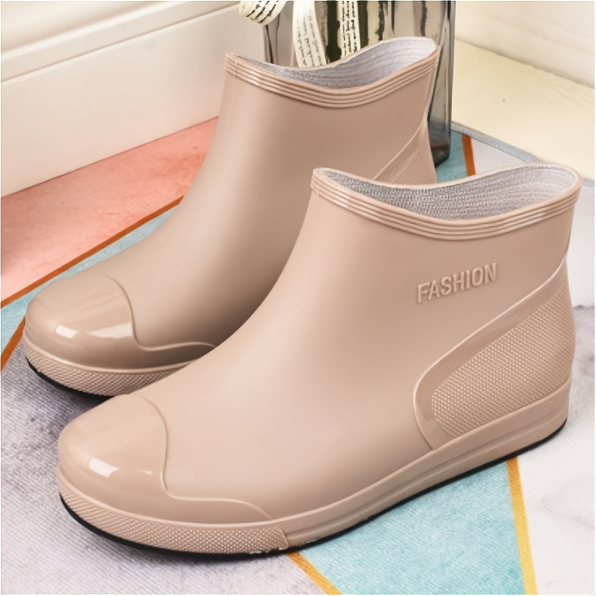 Bottes de Pluie Femme Courtes, Antidérapantes, vue 9
