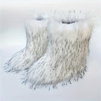 Bottes Femme Fausse Fourrure Longue, Style Renard, vue 3