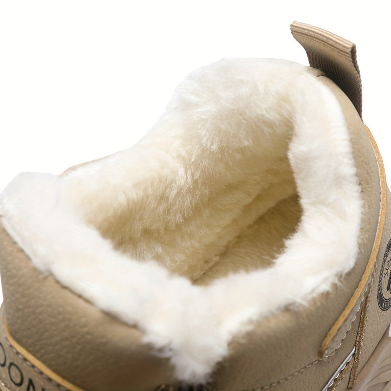 Bottes de Neige Unisexe, Similicuir, Fermeture Zip, vue 2