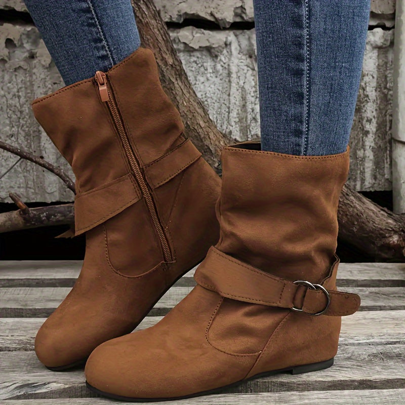 Bottines Femme Basses, Boucle Décorative, vue 8