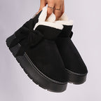 Chausson Botte Femme Nœud Décoratif, Plateforme, vue 13