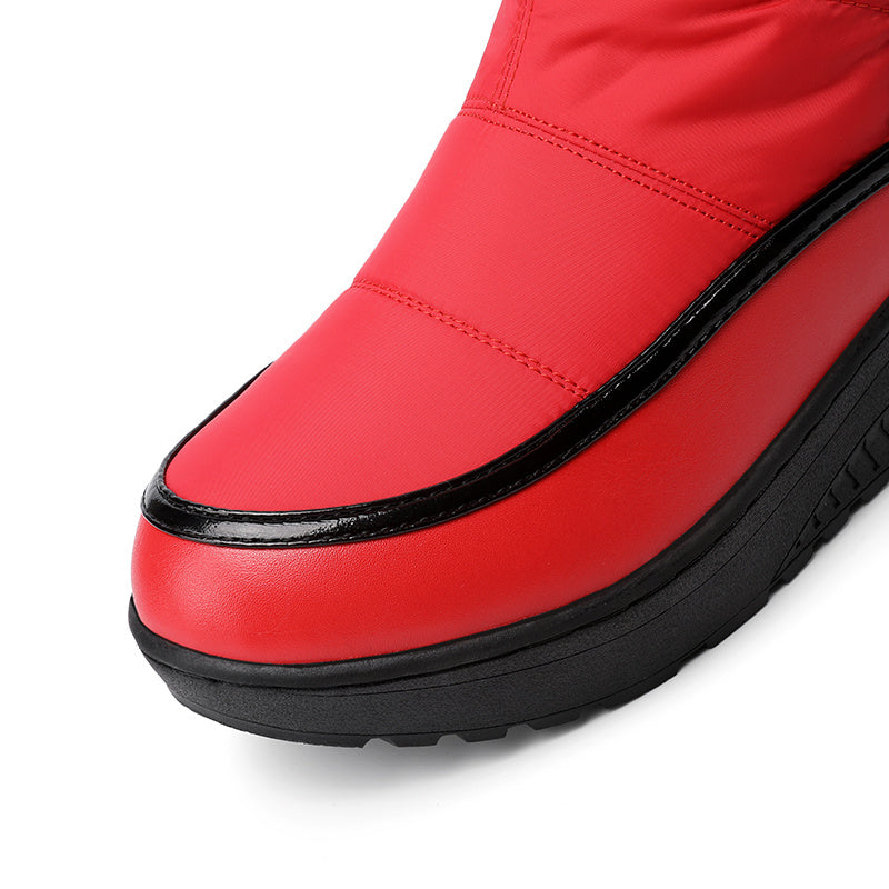 Bottes Femme Matelassées Similicuir, Montante, vue 6