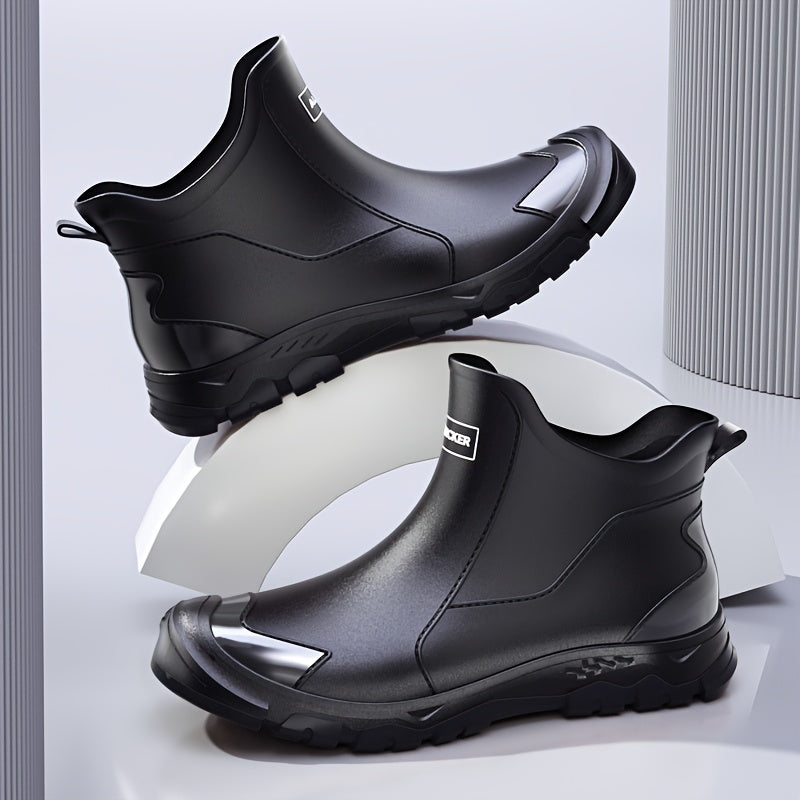 Chaussures de Pluie Femme EVA, Tige Courte, à Enfiler – coloris noir
