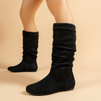 Bottines Femme Zip Latéral, Talon Plat, vue 5