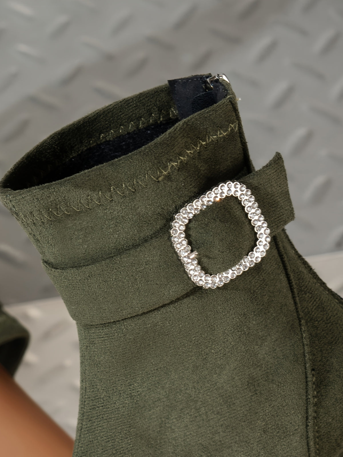 Bottines Femme Bout Carré, Talon Bloc, vue 18
