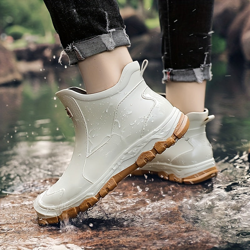Chaussures de Pluie Femme EVA, Tige Courte, à Enfiler, vue 16