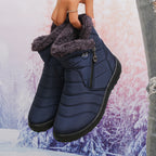Bottes Fourrure Femme, Zippées, 9 Coloris – coloris bleu royal