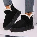 Chausson Botte Femme Nœud Décoratif, Plateforme, vue 8