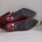 Bottes Chaussettes Femme, Talon Aiguille, vue 5
