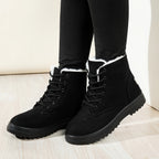 Bottines Femme à Lacets, Revers Fourré, vue 2