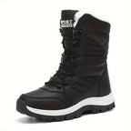 Bottes de Neige Femme à Lacets, 3 Coloris – coloris noir