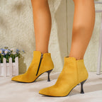 Bottines Talon Aiguille Femme, Bout Pointu, 6 Coloris, vue 5