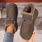 Bottes de Neige Femme Courtes Matelassées, Col Fourrure, vue 17