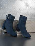 Bottines Femme Bout Carré, Talon Bloc, vue 19