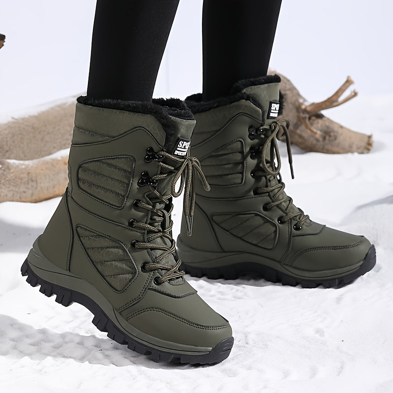 Bottes de Neige Femme à Lacets, 3 Coloris, vue 4