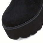 Bottes Plateforme Femme Gothiques, Flanelle, vue 9