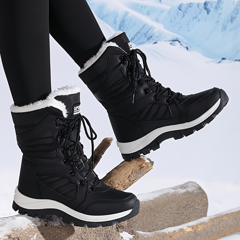 Bottes de Neige Femme à Lacets, 3 Coloris, vue 6