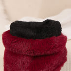Bottes Femme Peluche, Revers Fausse Fourrure, vue 10