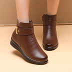 Bottines Femme Similicuir, Fermeture Zip, vue 3