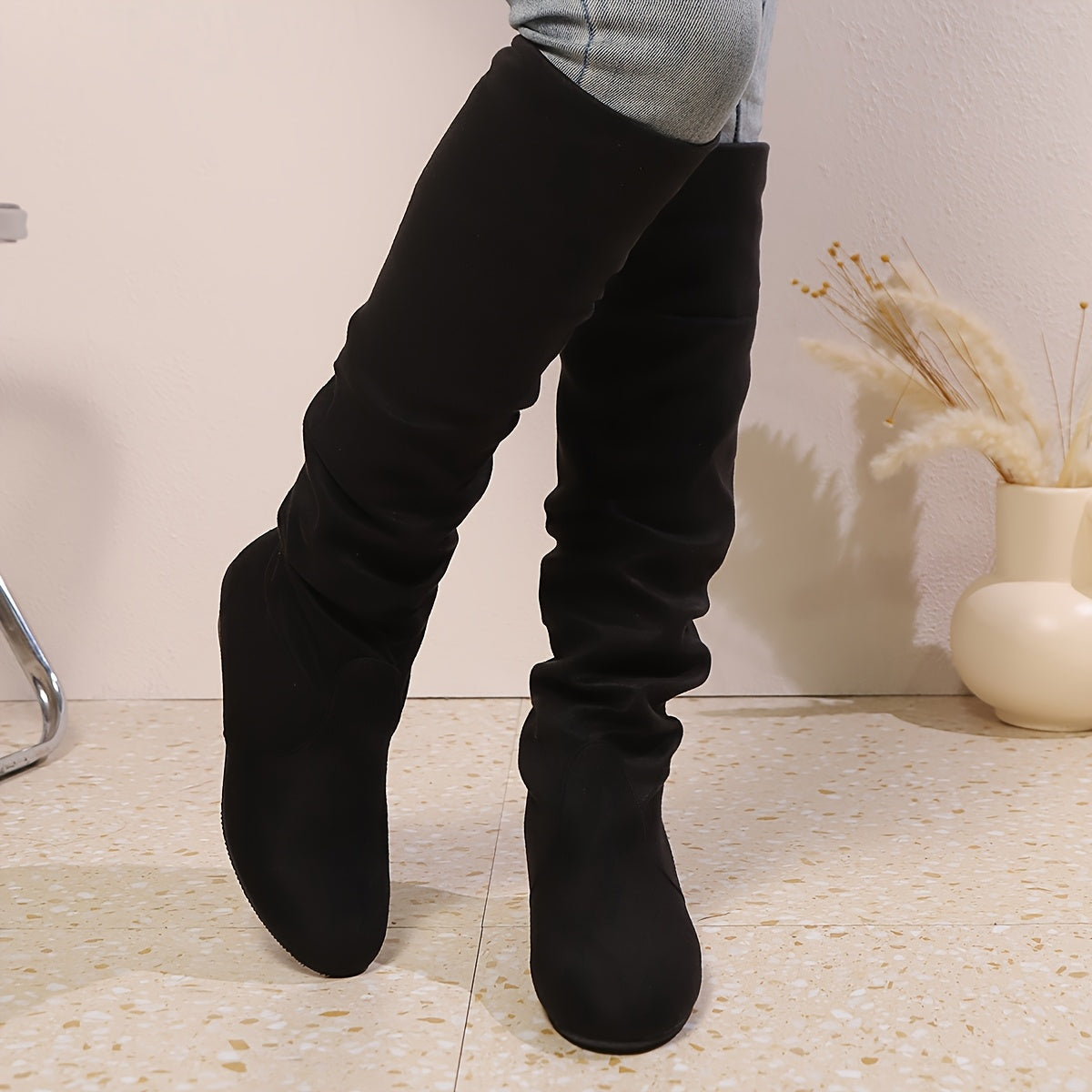 Cuissardes Femme Flanelle, Sans Fermeture, vue 2