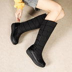 Bottes Femme Matelassées Similicuir, Montante, vue 10