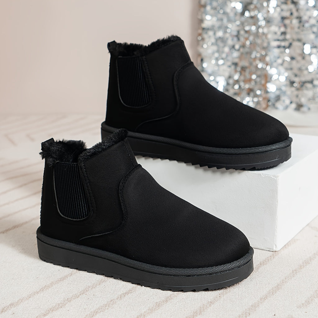 Bottines Chelsea Femme Plateforme, Chameau ou Gris, vue 4