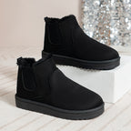 Bottines Chelsea Femme Plateforme, Chameau ou Gris, vue 4