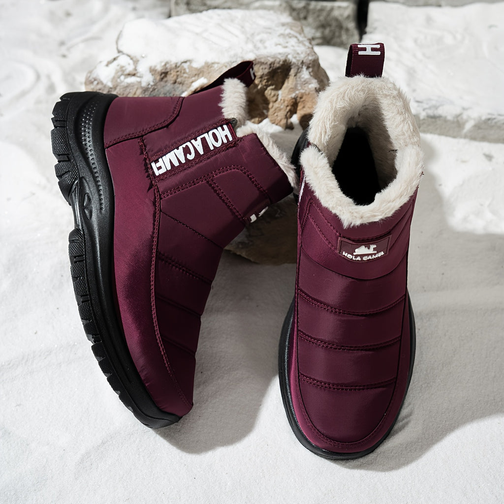 Bottes de Neige Femme Matelassées, Doublure Polaire, vue 7