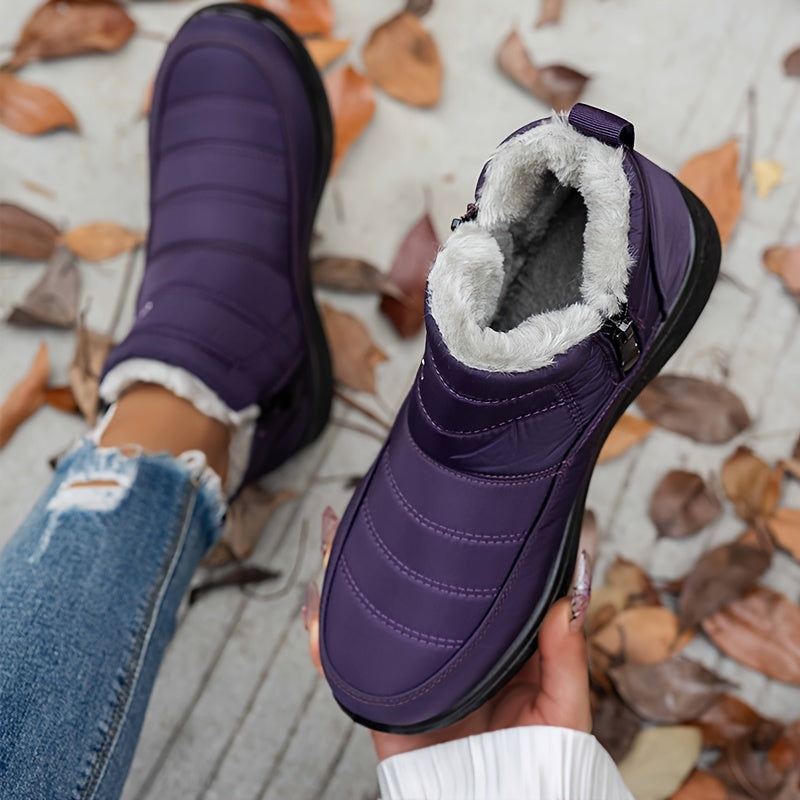 Bottines Courtes Femme à Enfiler, 8 Coloris – coloris violet