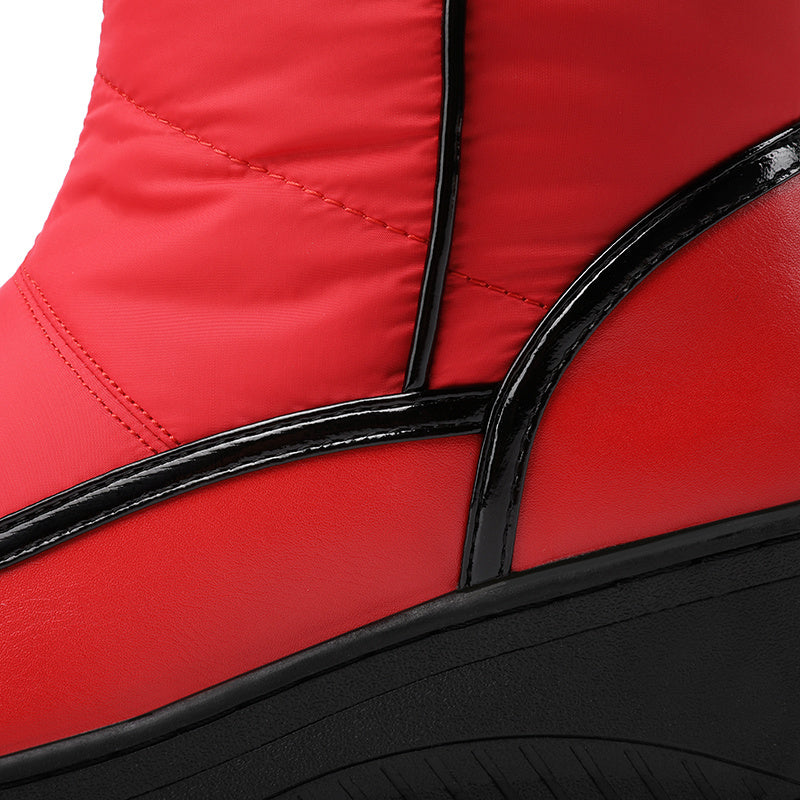 Bottes Femme Matelassées Similicuir, Montante, vue 7