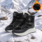 Bottes d'Hiver Femme, Similicuir, Semelle Plateforme, vue 10