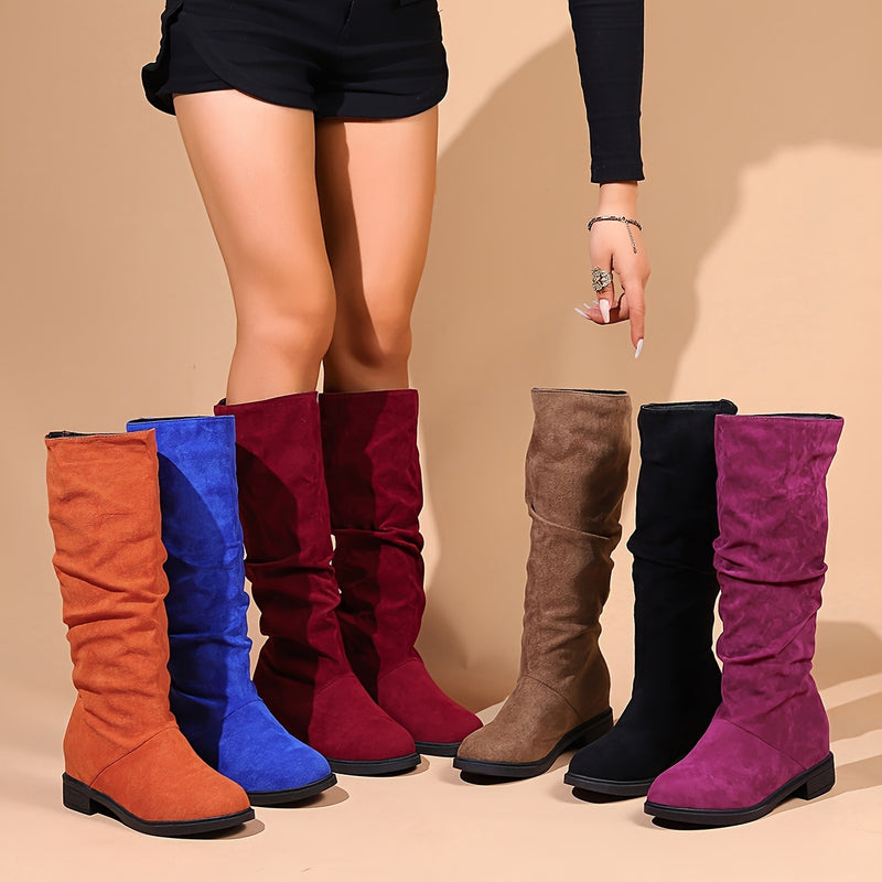 Bottes Hautes Femme Souples, à Enfiler