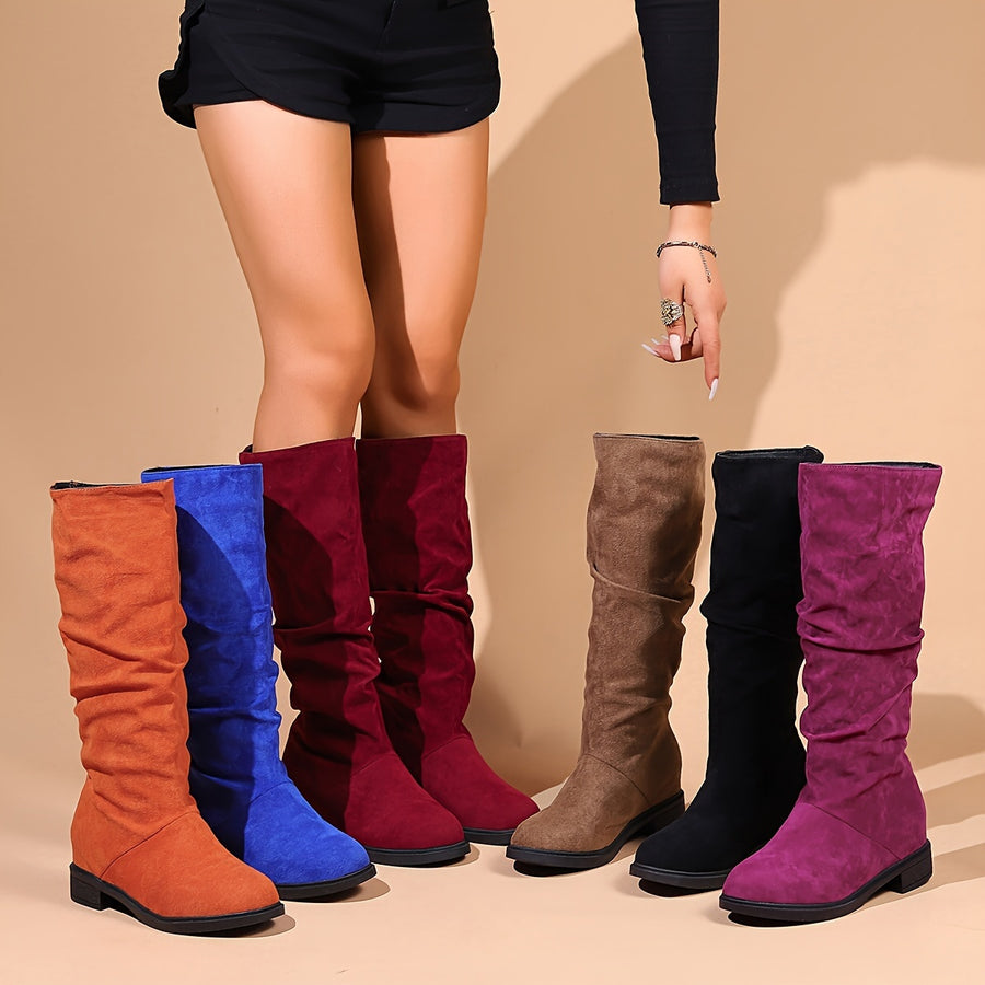Bottes Hautes Femme Souples, à Enfiler