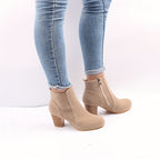 Bottines Femme Talon Haut, Fermeture Latérale, vue 4