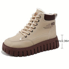 Bottines Femme Montantes, Semelle Épaisse, vue 7