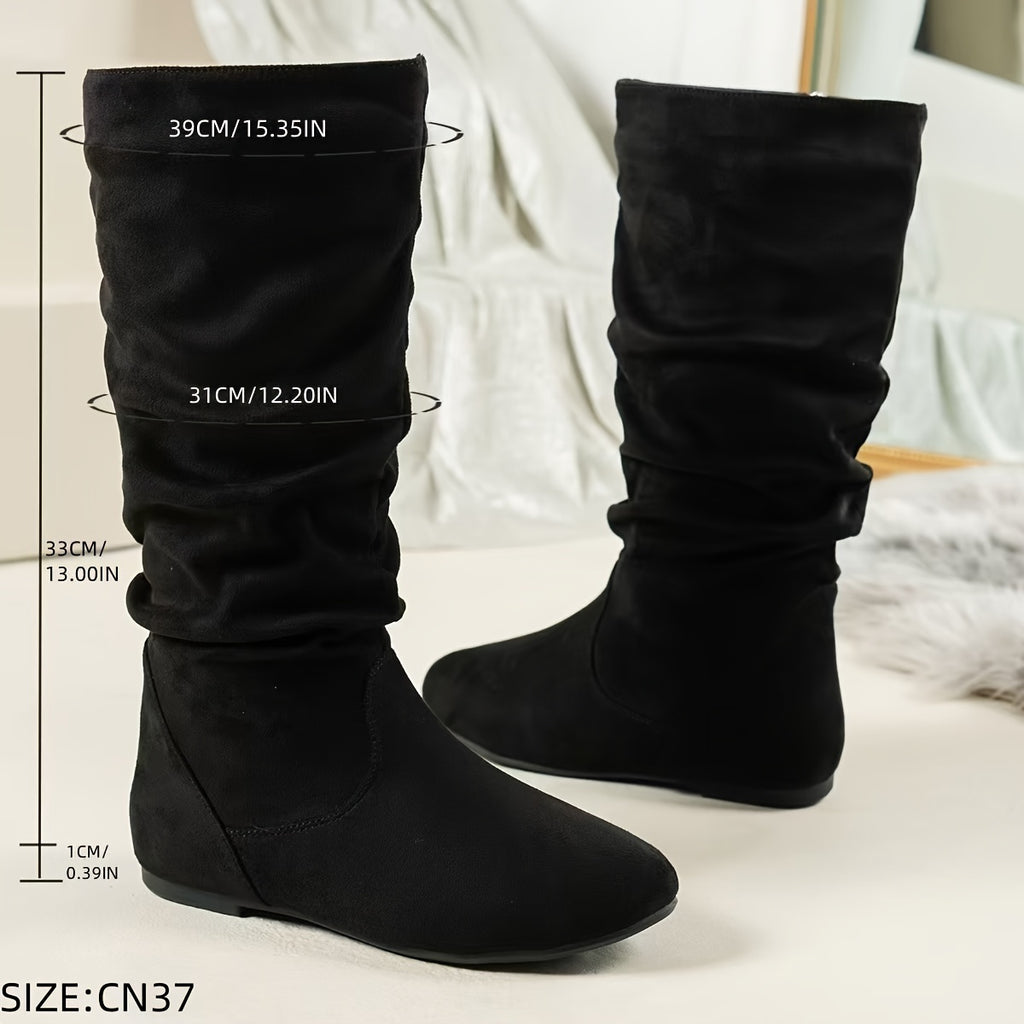 Bottines Femme Zip Latéral, Talon Plat