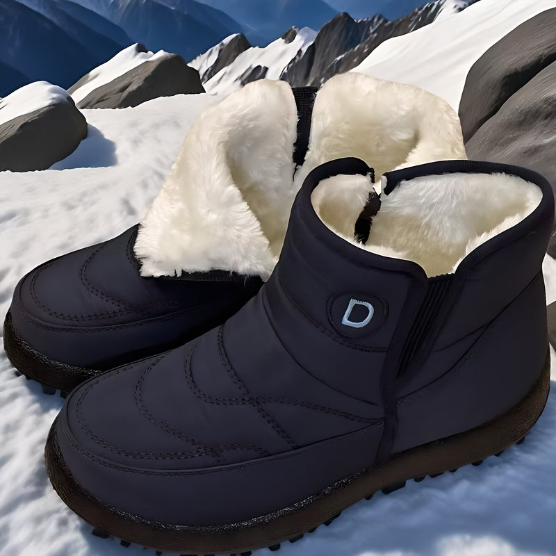Bottines de Neige Femme Courtes, Zip, Jusqu'au 43, vue 7