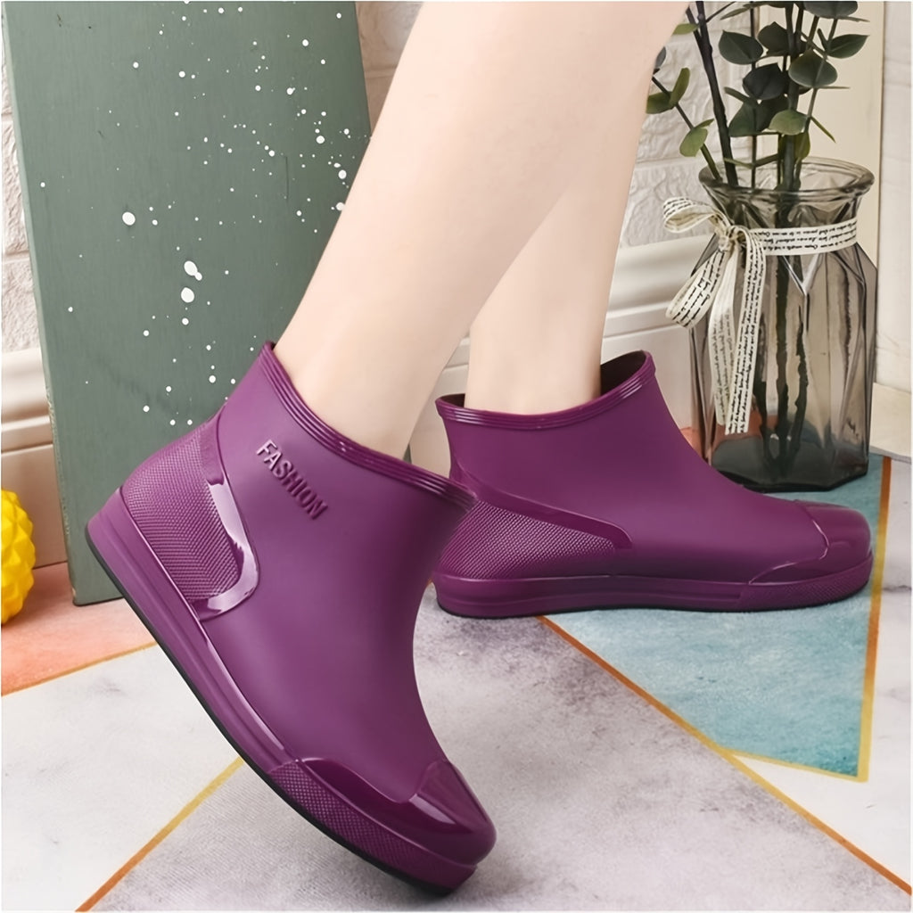 Bottes de Pluie Femme Courtes, Antidérapantes, vue 4