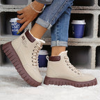 Bottines Femme Montantes, Semelle Épaisse, vue 3