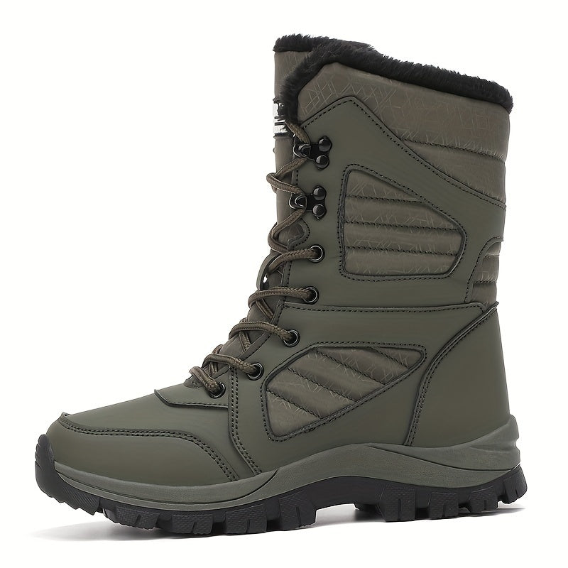 Bottes de Neige Femme à Lacets, 3 Coloris – coloris vert