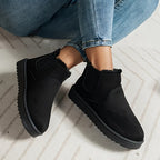 Bottines Femme Plateforme, à Enfiler – coloris noir