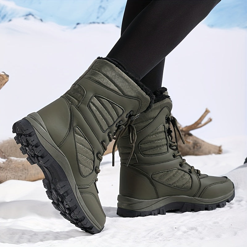 Bottes de Neige Femme à Lacets, 3 Coloris, vue 3