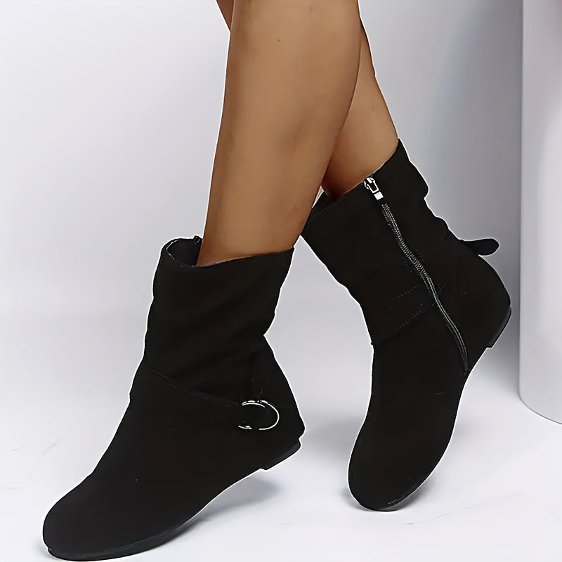 Bottines Femme Basses, Boucle Décorative, vue 2