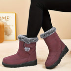 Bottes de Neige Femme, Semelle Plateforme