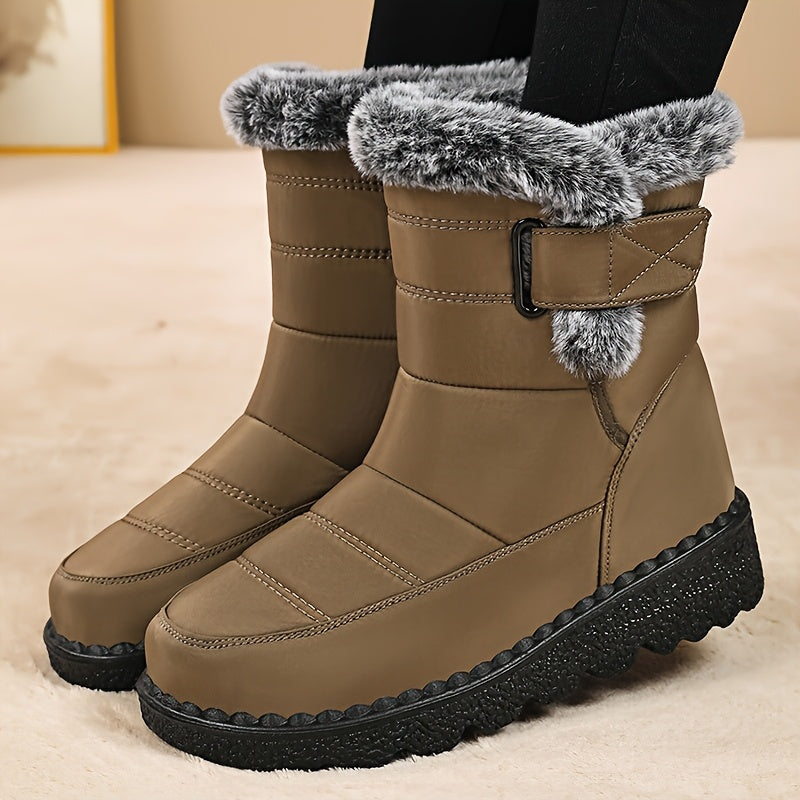 Bottes de Neige Femme, Semelle Plateforme, vue 2